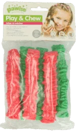 Lecca lecca da rosicchiare per conigli e porcellini d’India, 12 x 2,5 cm – Pawise Play & Chew Pops L