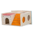 Casetta per piccoli roditori a 2 piani, 15 x 12 cm – Pawise 2 Story Play House - immagine 5
