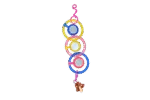 Catenella a specchio per uccelli con campanellino, 24 cm – Pawise Spinner Mirror Chain