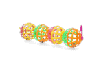 Palline gioco per uccelli con campanellini, 4 pezzi, 16 cm – Pawise Balls Hanging - immagine 2