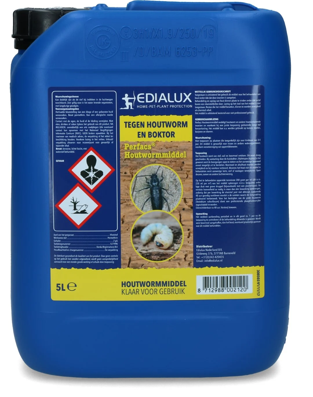 Prodotto antitarlo con permetrina 5 l – Edialux Perfacs - immagine 3