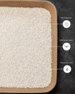 Lettiera agglomerante in tofu per lettiere automatiche, 3,5 kg – Petlux Cassava Tofu - immagine 4