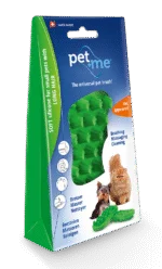 Spazzola in silicone per gatti a pelo lungo, verde – Pet + Me Cat Hair Brush