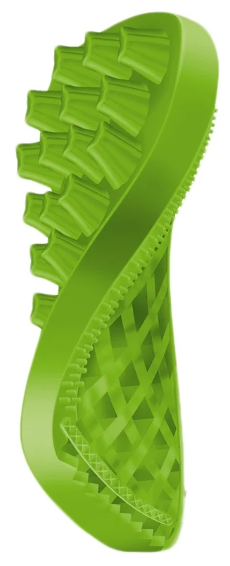 Spazzola in silicone per gatti a pelo lungo, verde – Pet + Me Cat Hair Brush - immagine 2