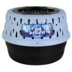 Trasportino rotondo per gatti con apertura superiore, blu – Petmate Get-A-Round Kennel