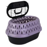 Trasportino per gatti con apertura superiore, viola, 48,3 x 31,8 x 27,4 cm – Petmate Top Load Cat Kennel - immagine 3
