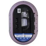 Trasportino per gatti con apertura superiore, viola, 48,3 x 31,8 x 27,4 cm – Petmate Top Load Cat Kennel - immagine 5