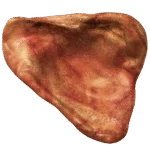 Gioco da masticare in nylon a forma di orecchio di maiale, al gusto bacon, 10 cm – Pet Qwerks Pig Ear M - immagine 2