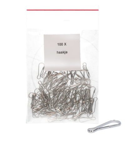 Gancetti per filo di fissaggio, 100 pezzi – Hofman Pest Control