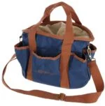 Borsa per la toelettatura con 6 tasche esterne e tracolla staccabile, blu, 28 x 20 x 22 cm – Covalliero Grooming Bag