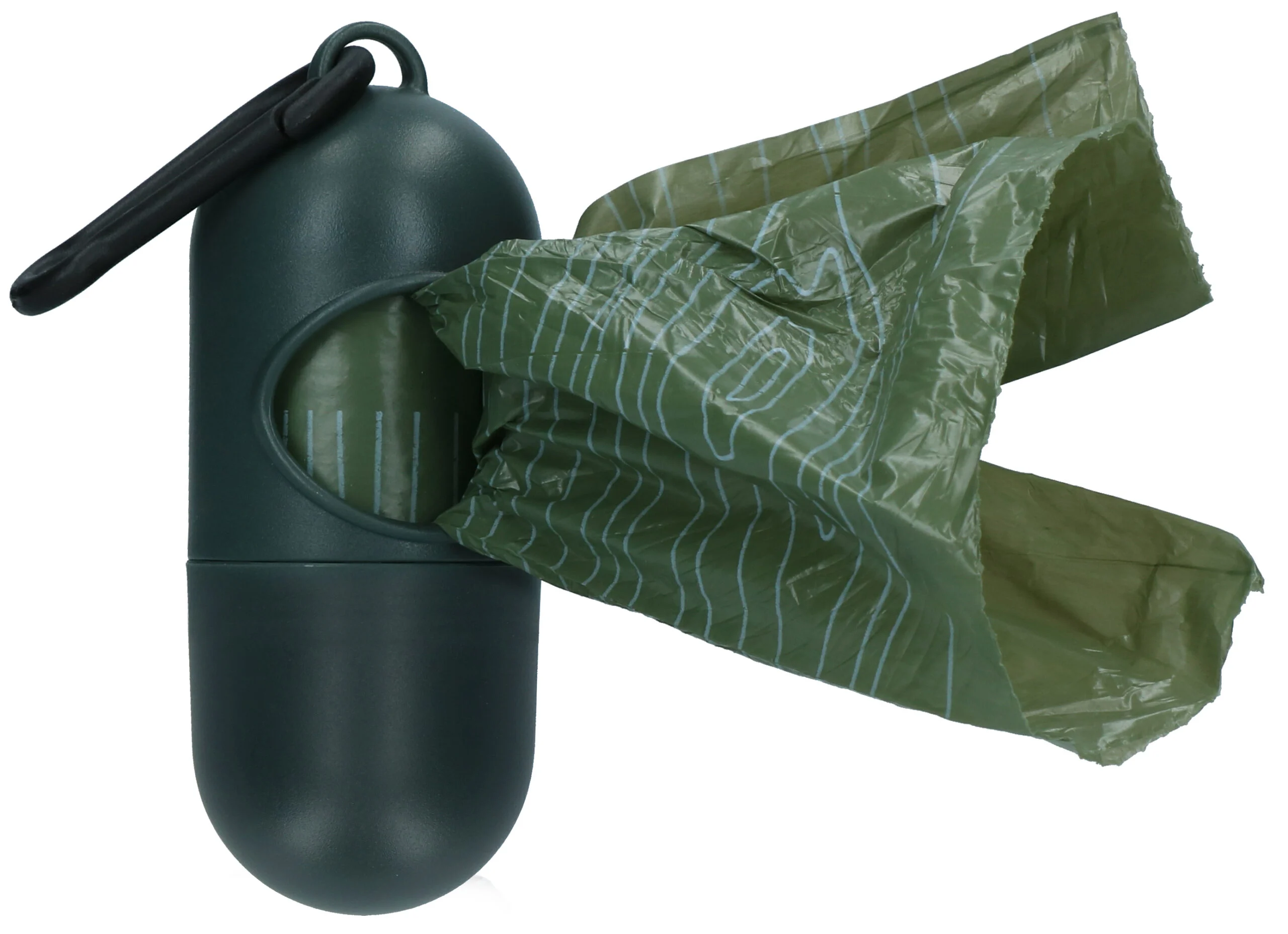 Dispenser per sacchetti per deiezioni canine con 15 sacchetti biodegradabili alla lavanda – PoopyGo - immagine 4