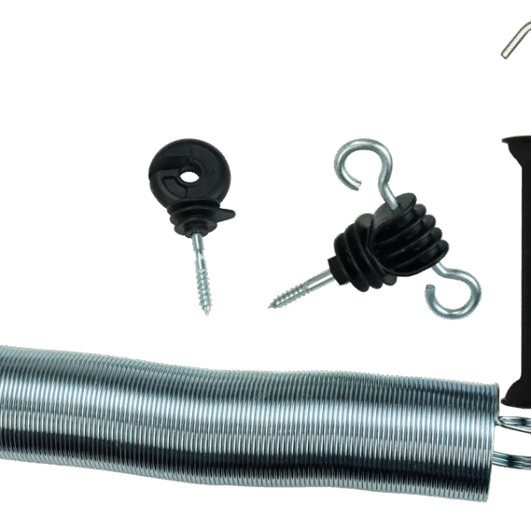 Maniglia per cancello con molla da 5 cm di diametro e 2 ancoraggi per maniglia – ZoneGuard