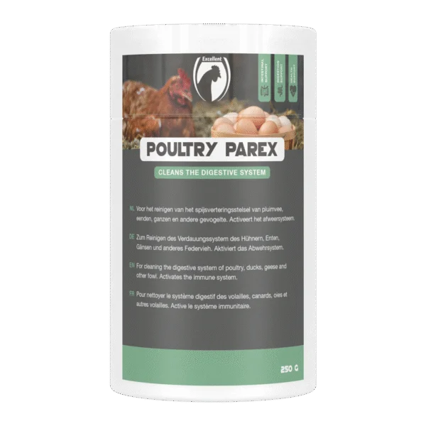 Integratore a base di erbe per pollame, in pellet 250 g – Excellent Poultry Parex