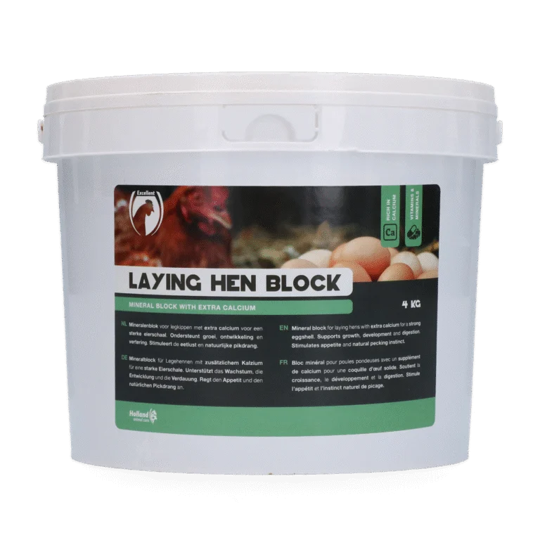 Blocco da beccare per galline ovaiole con calcio, 4 kg – Excellent