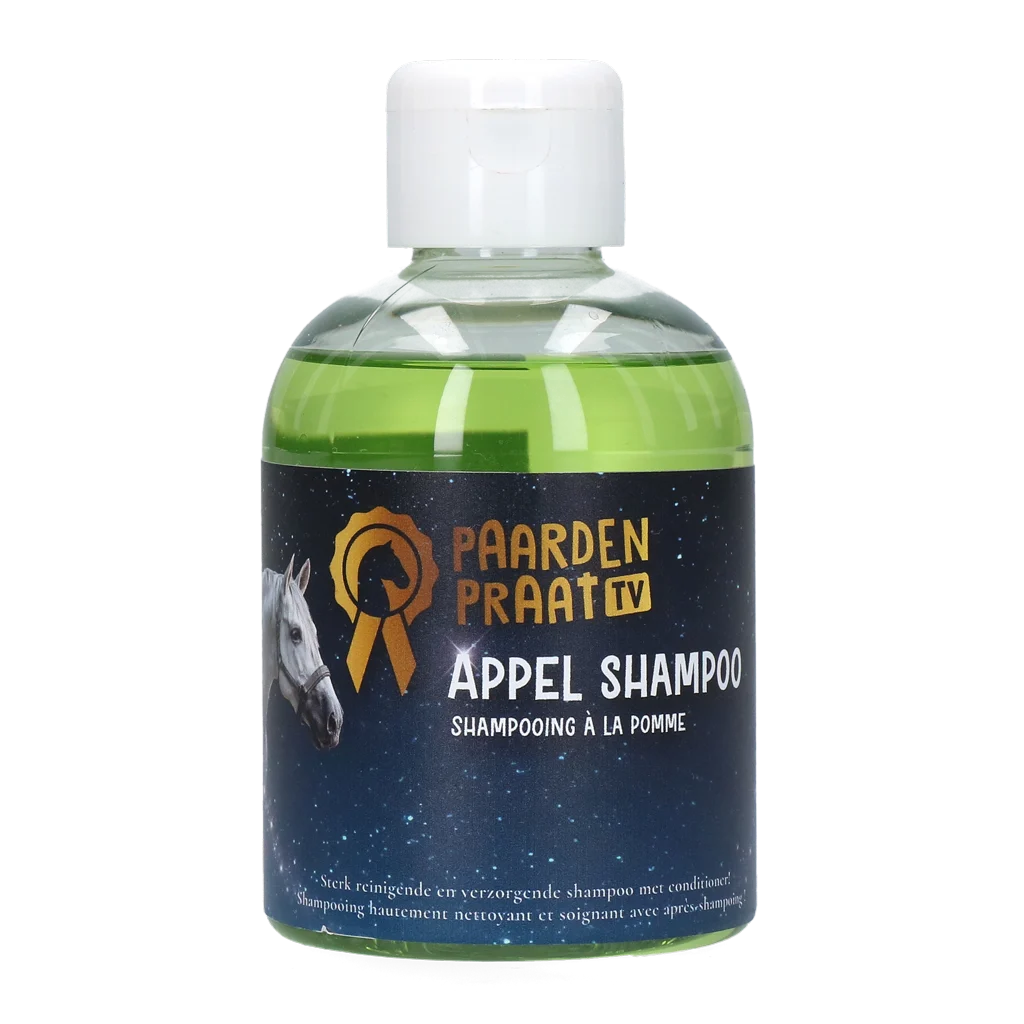 Shampoo per cavalli con balsamo, 250 ml – Paardenpraat TV Shampoo Mela - immagine 1