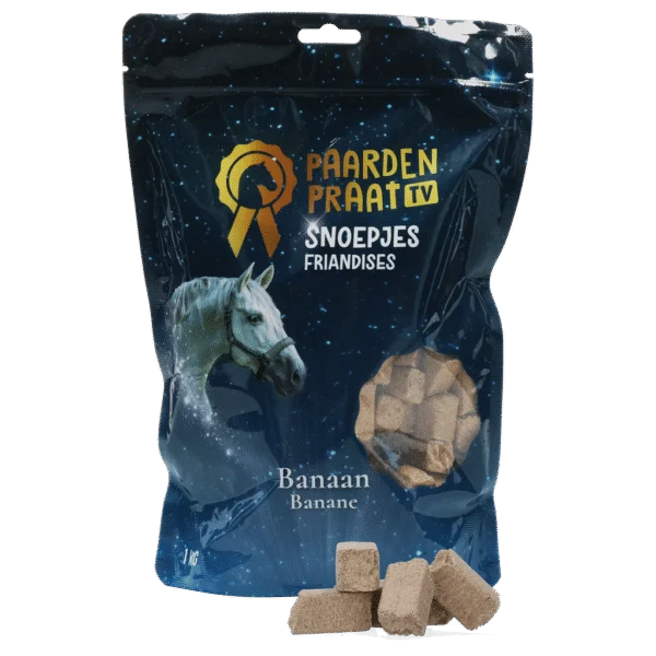 Snack per cavalli alla banana, 1 kg – Paardenpraat TV