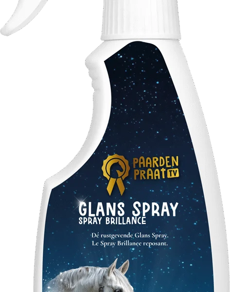 Spray lucidante districante per criniera e coda del cavallo, 250 ml – Paardenpraat TV Glans Spray