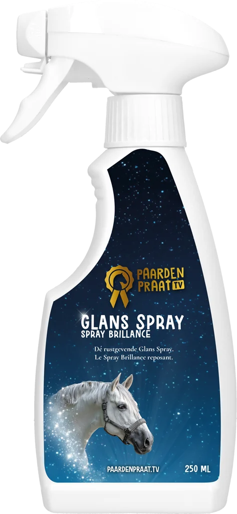 Spray lucidante districante per criniera e coda del cavallo, 250 ml – Paardenpraat TV Glans Spray - immagine 1