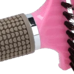 Spazzola per criniera con setole di maiale e dentini flessibili, rosa 24,5 cm – Paardenpraat TV Horse Supreme - immagine 3