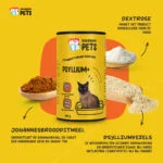 Polvere di psillio per gatti con farina di carruba, 100 g – Excellent Pets Cat Psyllium+ - immagine 5