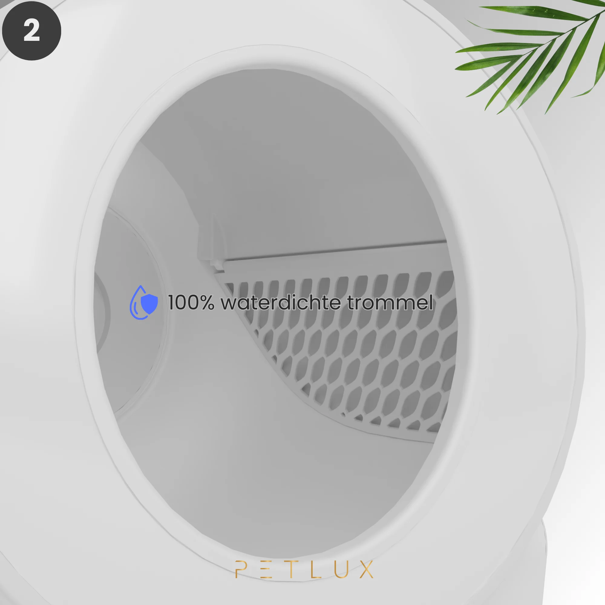 Lettiera automatica XXL con controllo tramite app, bianca – Petlux V3 XXL - immagine 4