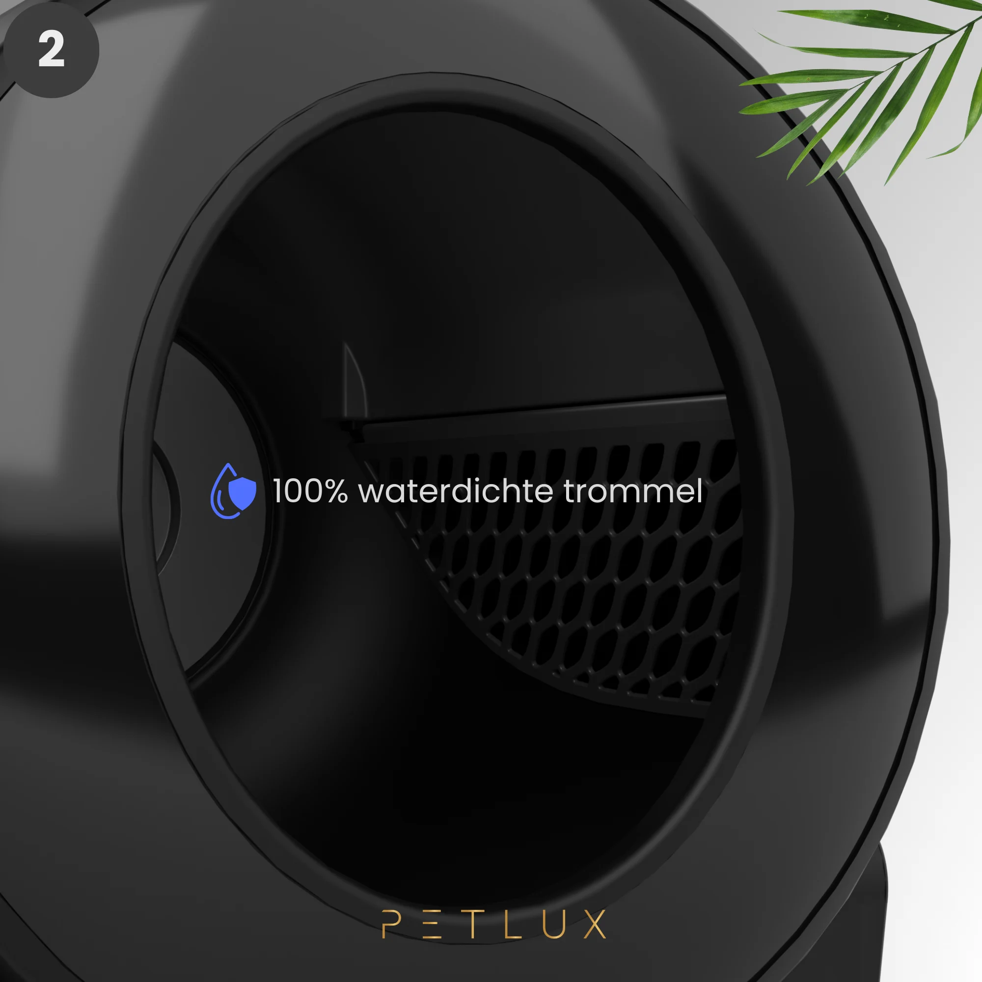 Lettiera automatica XXL con controllo tramite app, nera – Petlux V3 XXL - immagine 4