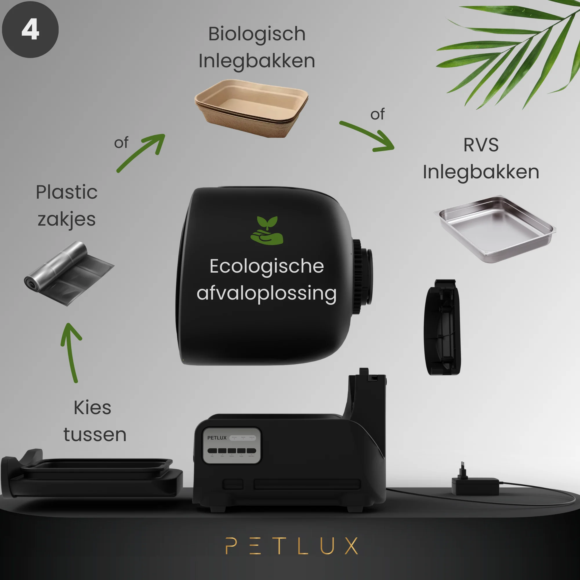Lettiera automatica XXL con controllo tramite app, nera – Petlux V3 XXL - immagine 6