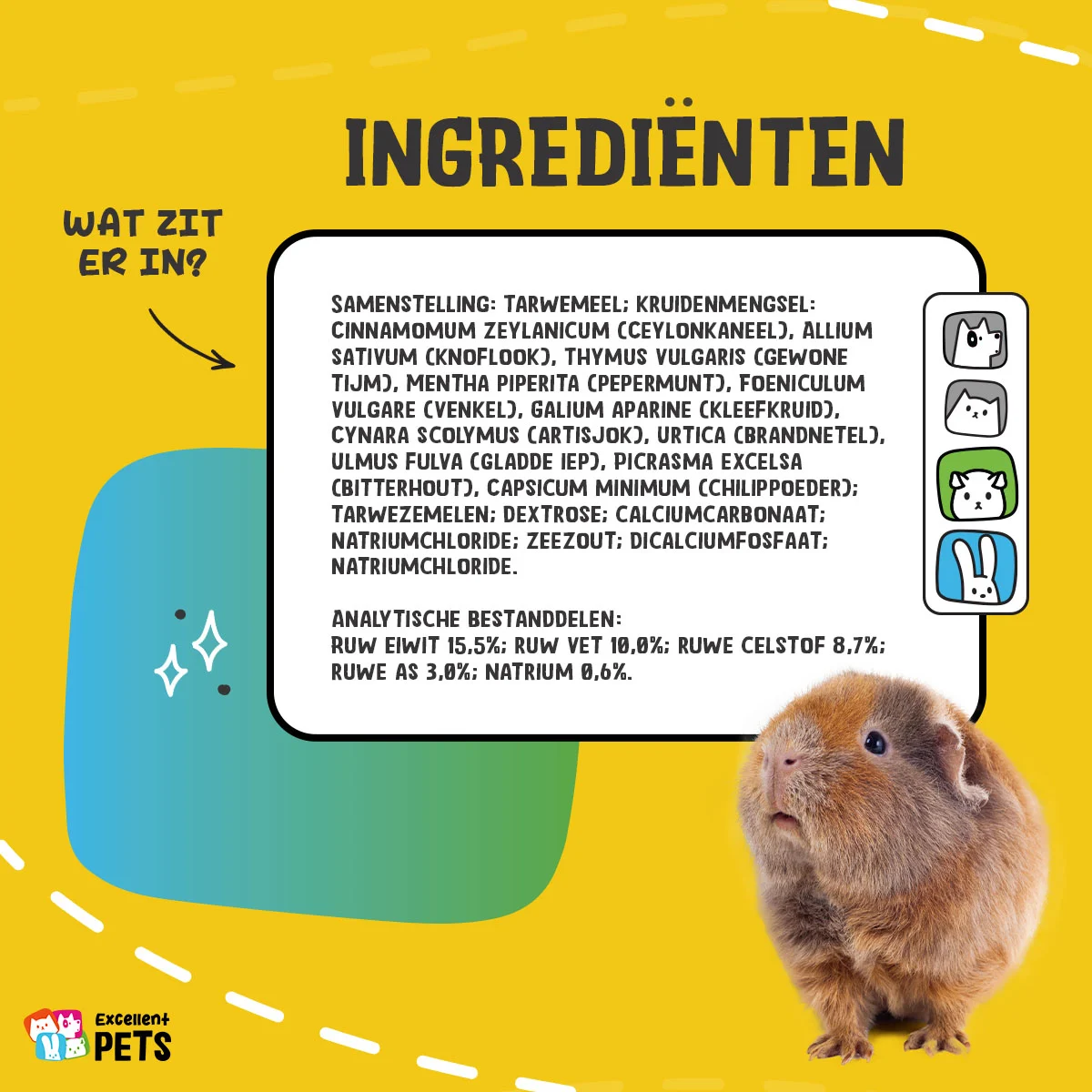 Mangime complementare in pellet per conigli, 200 g – Excellent Pets Rabbit Parex - immagine 5