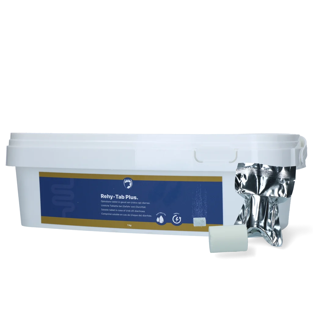 Compresse effervescenti di elettroliti per puledri, 20 pezzi, 1 kg – Excellent Rehy-Tab Plus - immagine 1