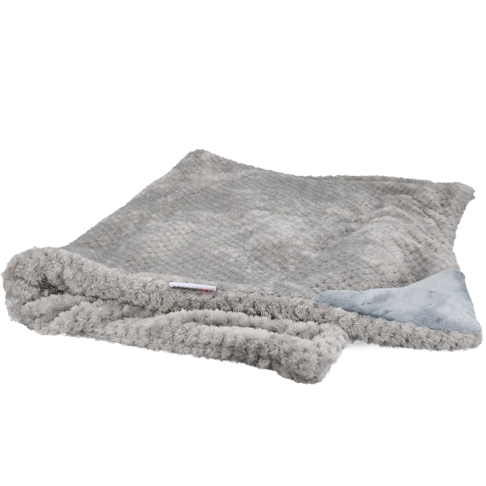 Coperta per cani in microplush, grigia, 65 x 95 cm – Relaxopet Cosy Multi-Plaid Original - immagine 2