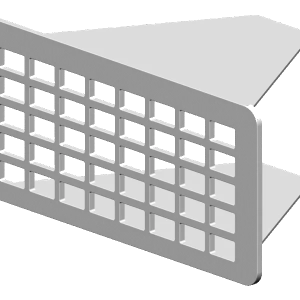 Griglia di ricambio in acciaio inox per la ventilazione del vespaio, 5 x 10,5 cm – Renofix