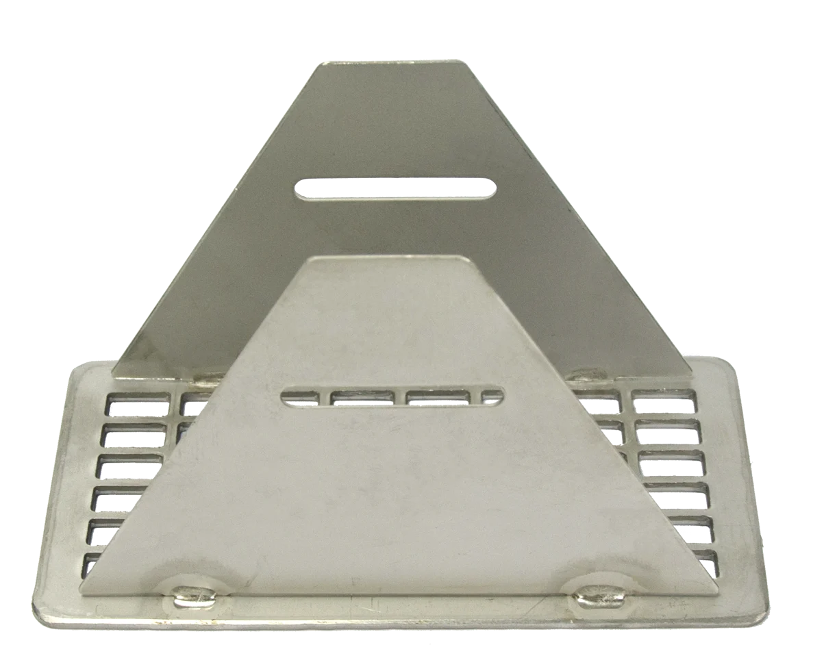 Griglia di ricambio in acciaio inox per la ventilazione del vespaio, 5 x 10,5 cm – Renofix - immagine 2
