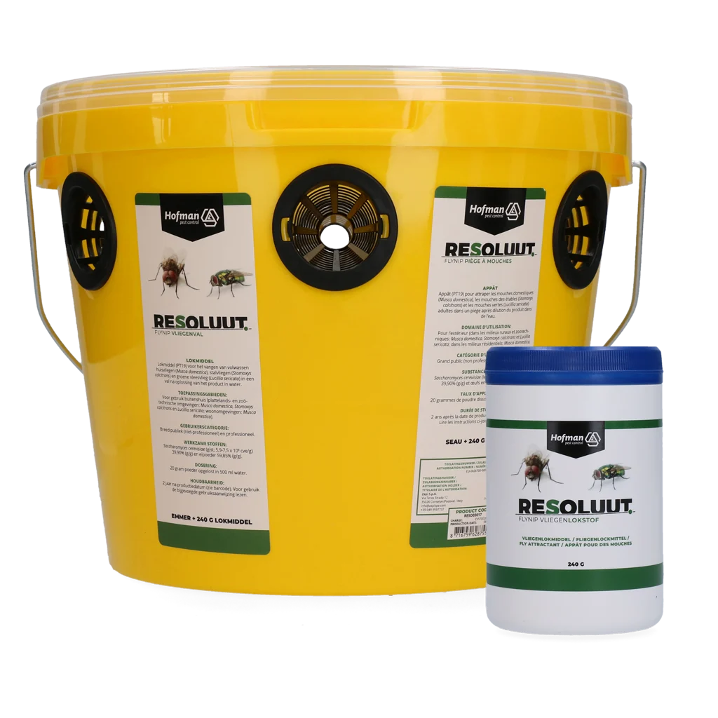 Trappola per mosche con 240 g di attrattivo per esterni – Resoluut FlyNip - immagine 1
