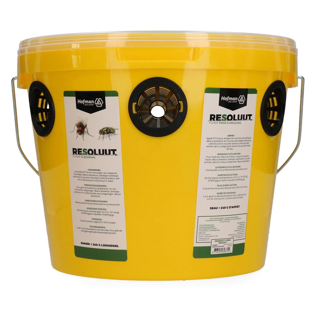 Trappola per mosche con 240 g di attrattivo per esterni – Resoluut FlyNip - immagine 2