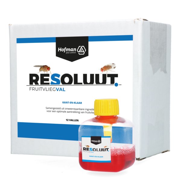 Trappole per moscerini della frutta da interno, 12 pezzi, 20 ml per trappola – Resoluut