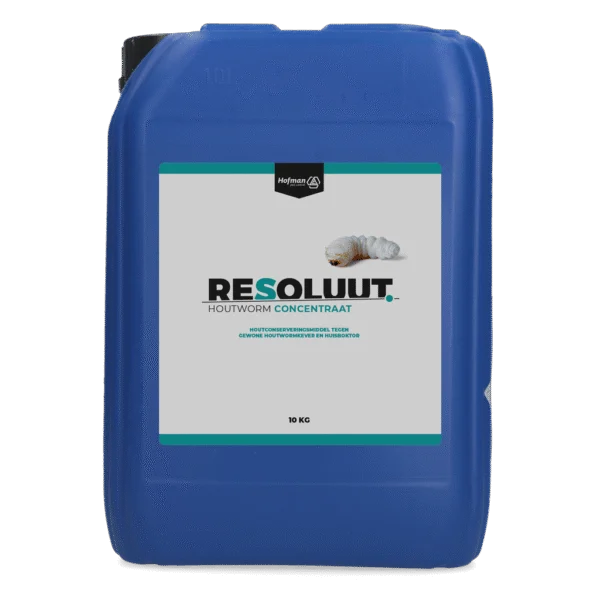 Concentrato antitarlo diluibile in acqua 10 kg – Resoluut Houtworm Concentraat