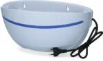 Lampada cattura mosche con piastra adesiva da parete, 37,5 x 19,5 x 14 cm – Resoluut Uplight - immagine 2