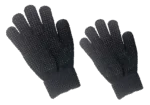 Guanto da equitazione con grip sul palmo, nero, per bambini – Magic Grippy - immagine 2