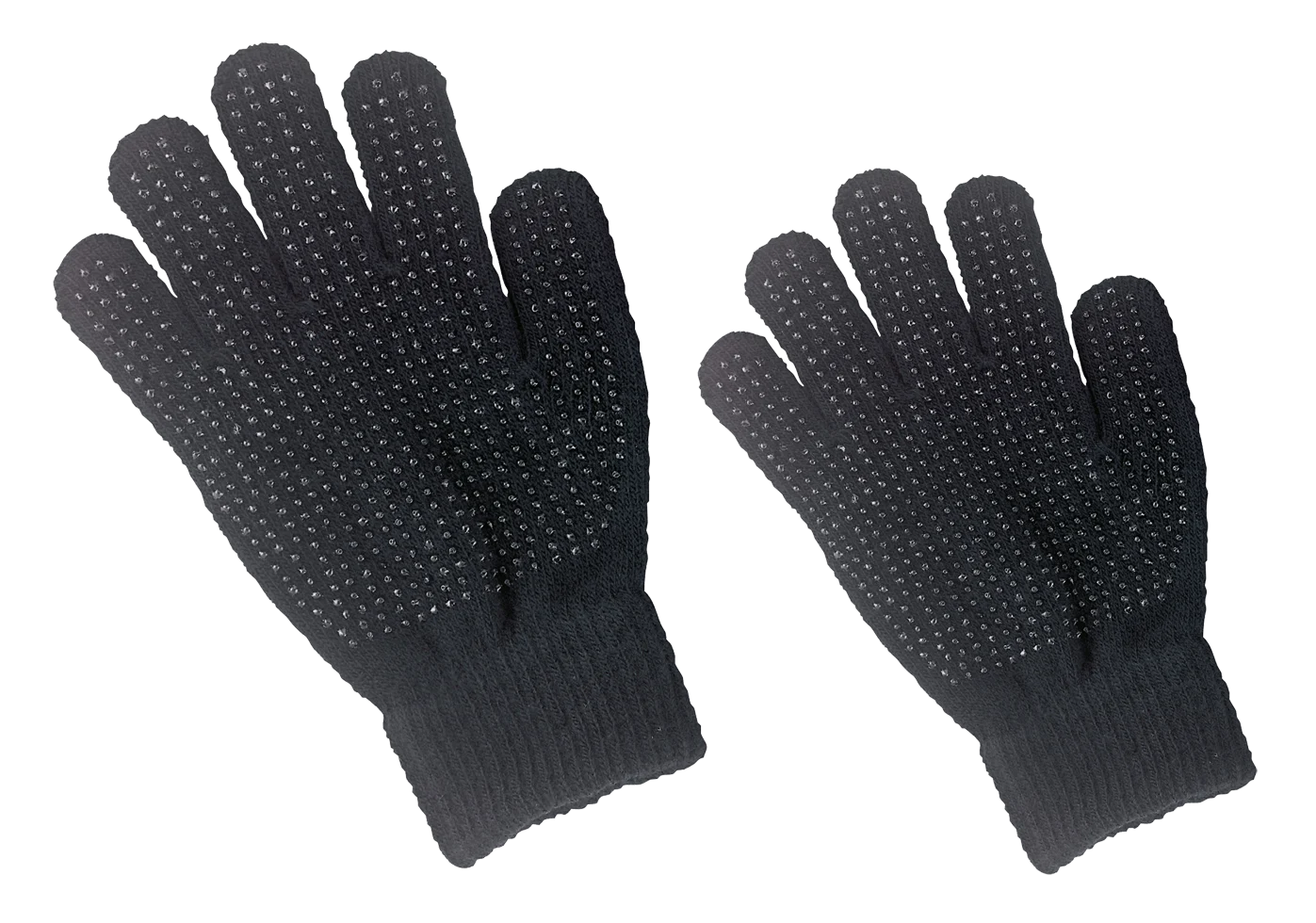 Guanto da equitazione con grip sul palmo, nero, per bambini – Magic Grippy - immagine 2