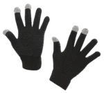 Guanti da equitazione Magic Touch neri con grip, taglia unica - immagine 4