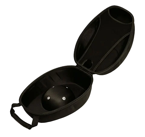 Valigetta per casco da equitazione in microfibra con manico - immagine 3