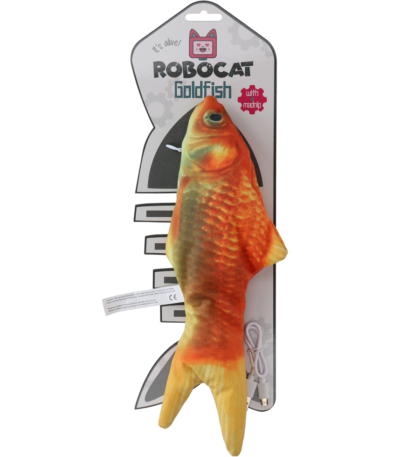 Pesce giocattolo mobile, pesce rosso con MADNIP, 30 cm – Robocat Fish