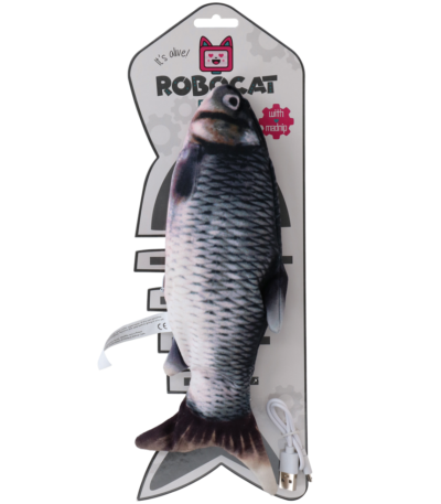 Pesce giocattolo in movimento Carpa con Madnip, 30 cm – Robocat Fish