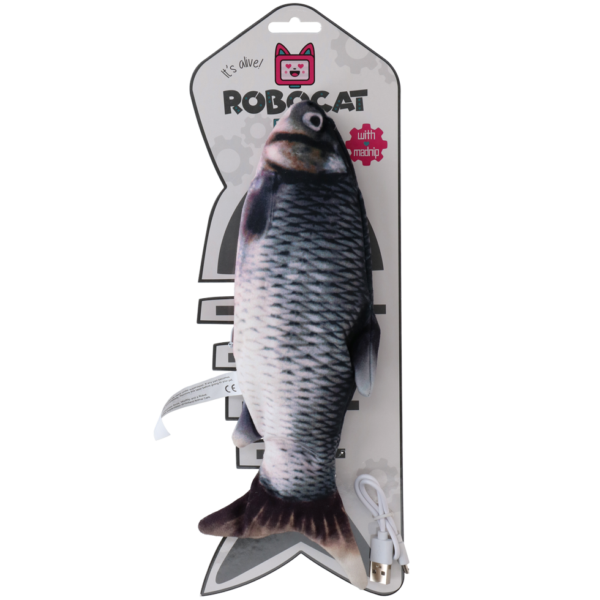 Pesce giocattolo in movimento Carpa con Madnip, 30 cm – Robocat Fish