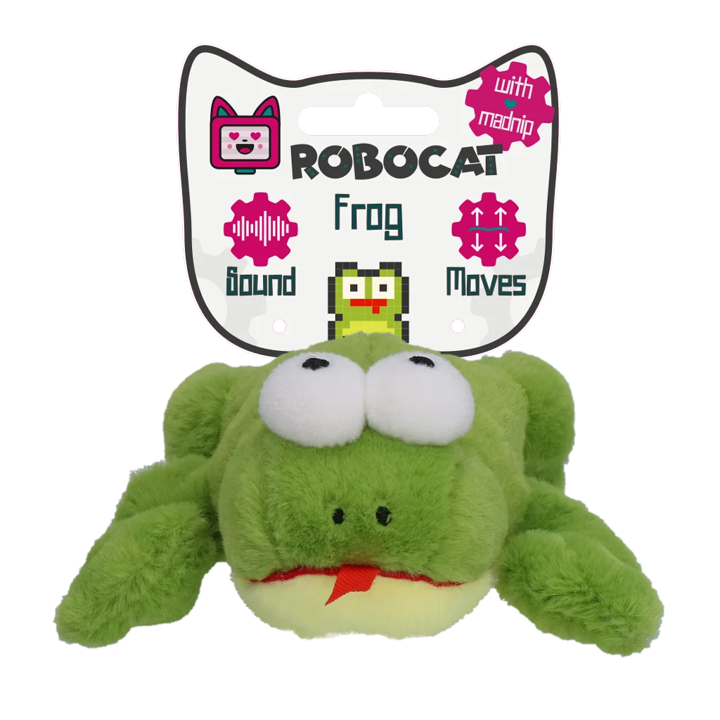 Gioco interattivo per gatti con suoni e madnip – Robocat Rana - immagine 1