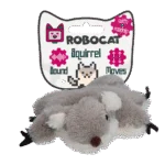 Gioco interattivo per gatti con suoni e madnip – Robocat Scoiattolo