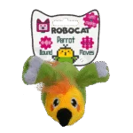 Gioco interattivo per gatti con suoni e madnip – Robocat Pappagallo