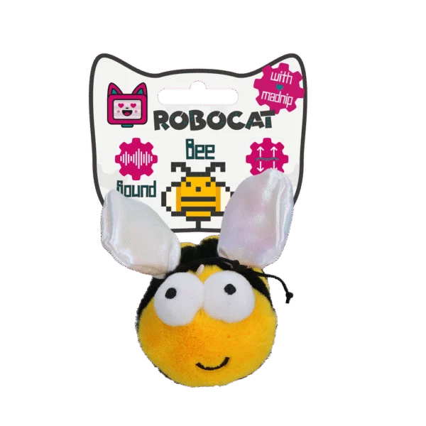 Gioco interattivo per gatti con suoni e madnip – Robocat Bij