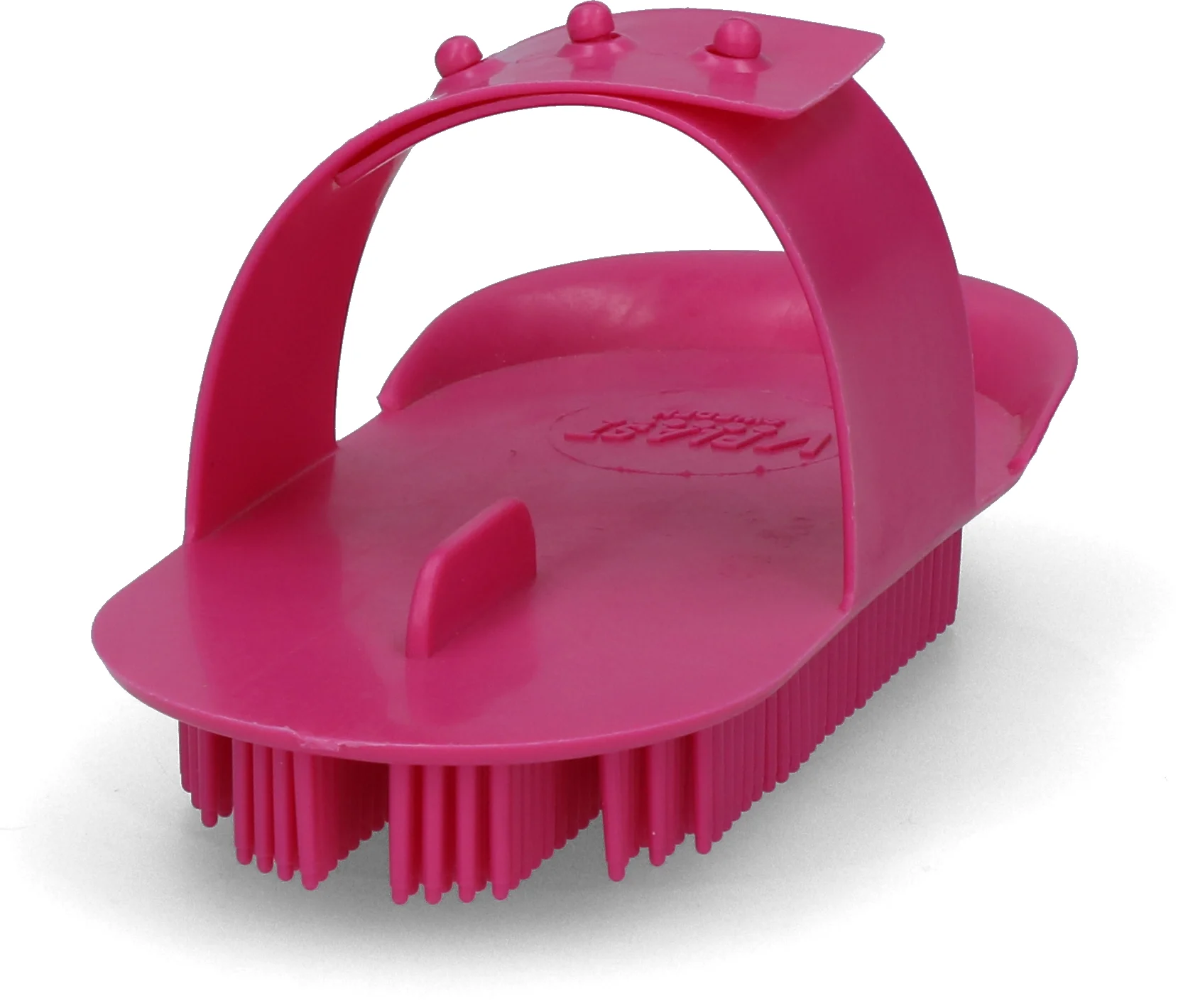 Striglia con denti fini, 130 x 65 mm, rosa – Vplast Original - immagine 2