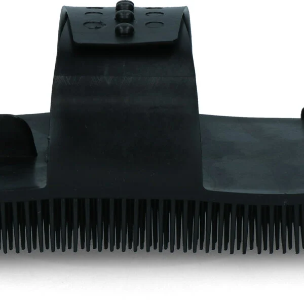 Striglia in plastica flessibile 180 x 90 mm nera – Vplast Original